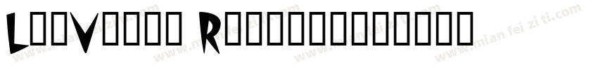 LasVegas Regular字体转换